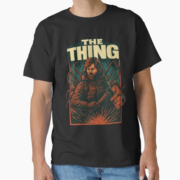 Item preview, The Thing – Retro cosmic horror survival fan art designed and sold by elsotanodelcine.