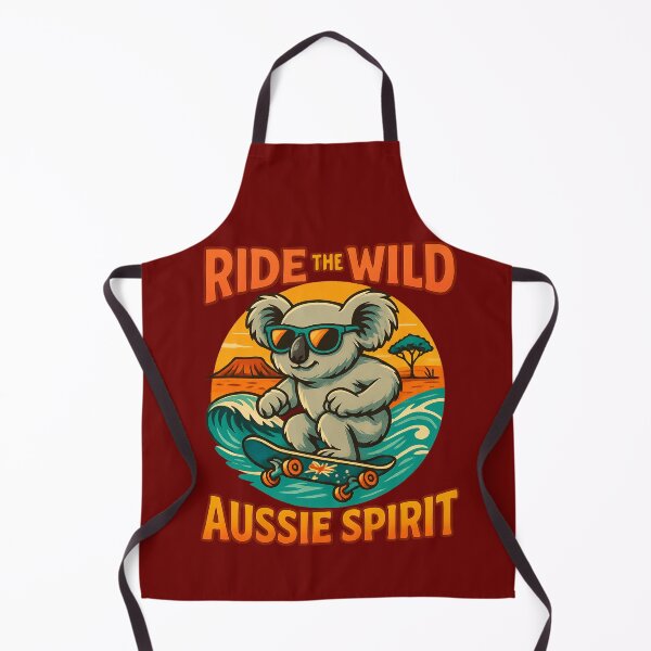 Item preview, Ride the Wild Aussie Spirit – Cool Koala Skateboarding T-Shirt designed and sold by Maximilianos.