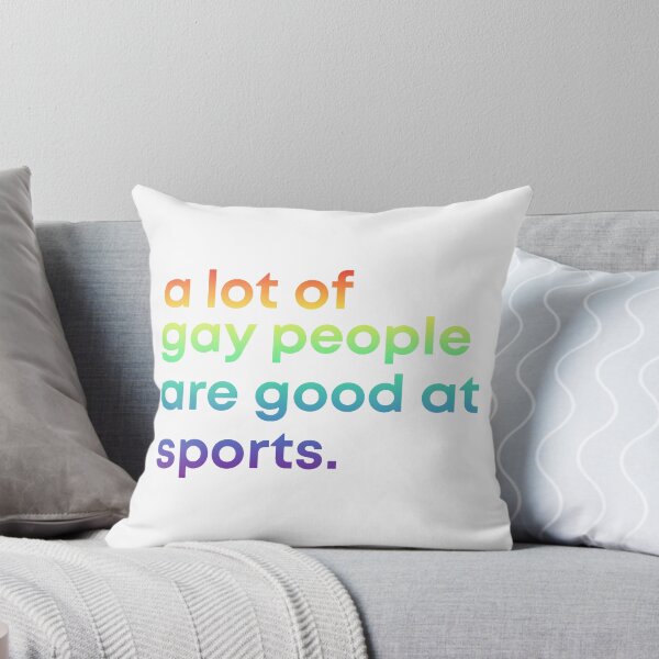 Item preview, A lot of gay people are good at sports designed and sold by Angry Swan Designs.