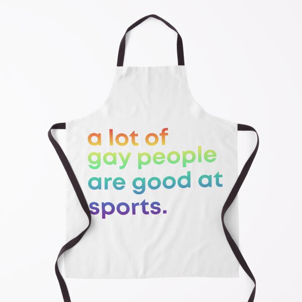 Item preview, A lot of gay people are good at sports designed and sold by Angry Swan Designs.