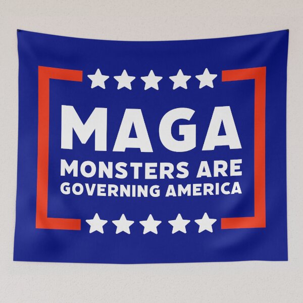 Item preview, Monsters are governing America  designed and sold by Rachel the Artist .