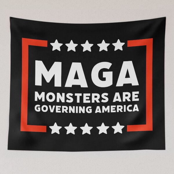 Item preview, Monsters are governing America  designed and sold by Rachel the Artist .