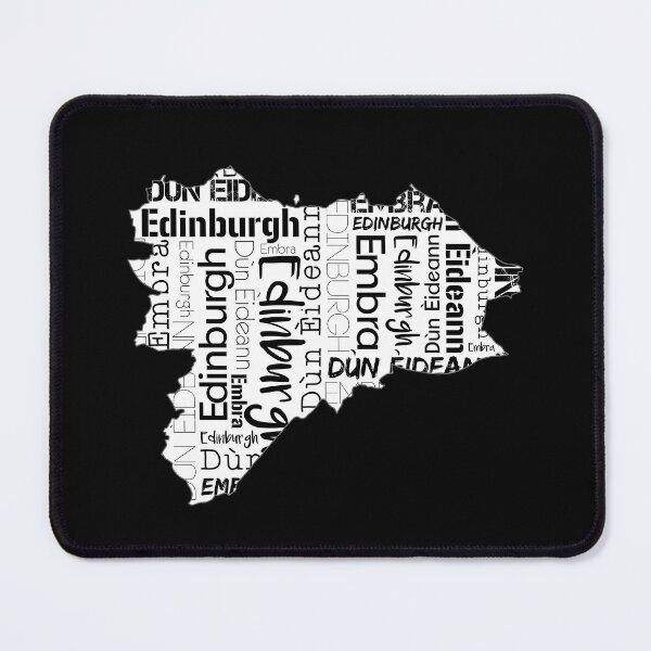 Item preview, Edinburgh City Map With Text designed and sold by MacPean.