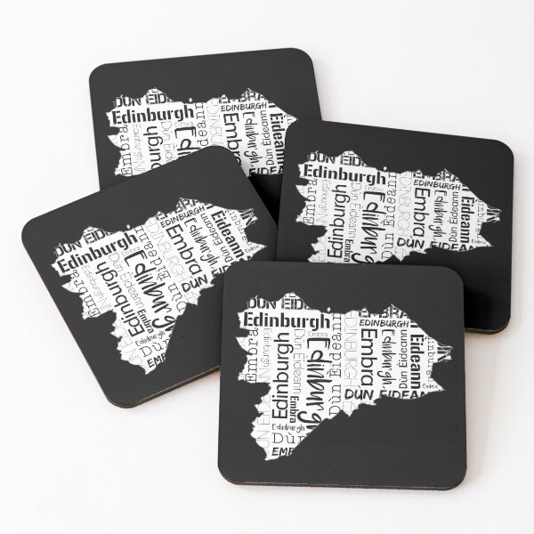 Item preview, Edinburgh City Map With Text designed and sold by MacPean.