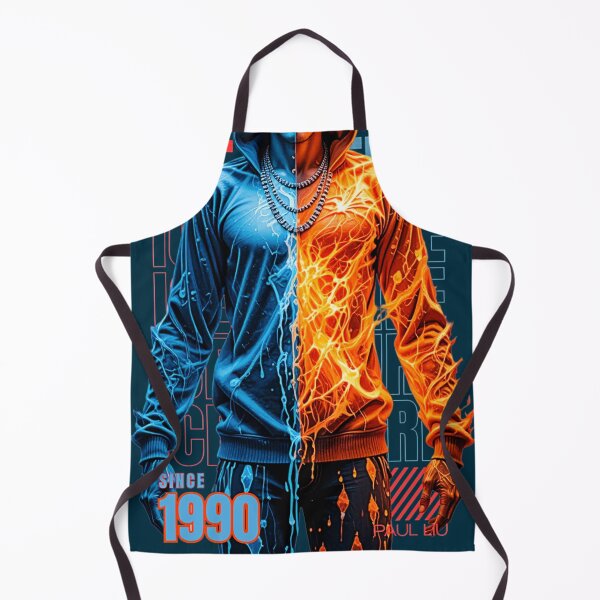 Item preview, ICE vs FIRE – Street Fusion Power Clash Tee Design designed and sold by LiuBaoBao.
