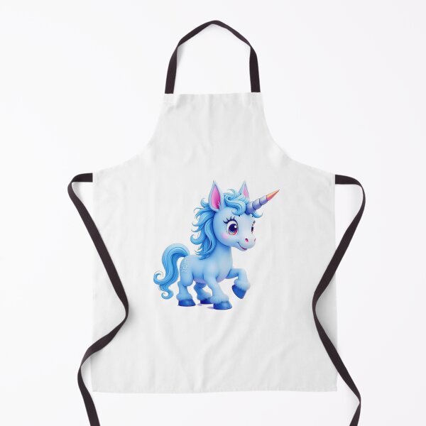 Item preview, fantastic cute blue unicorn  designed and sold by nicnacc.