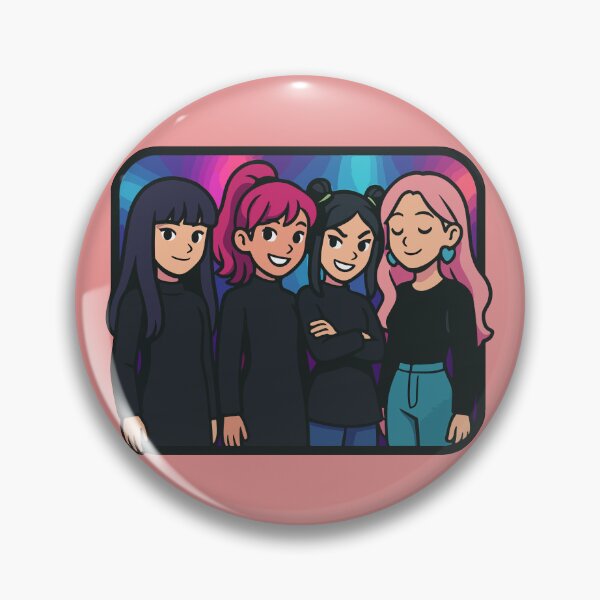 Item preview, Kpop Girl Group – Modest Style Cartoon Sticker designed and sold by Emanova9.