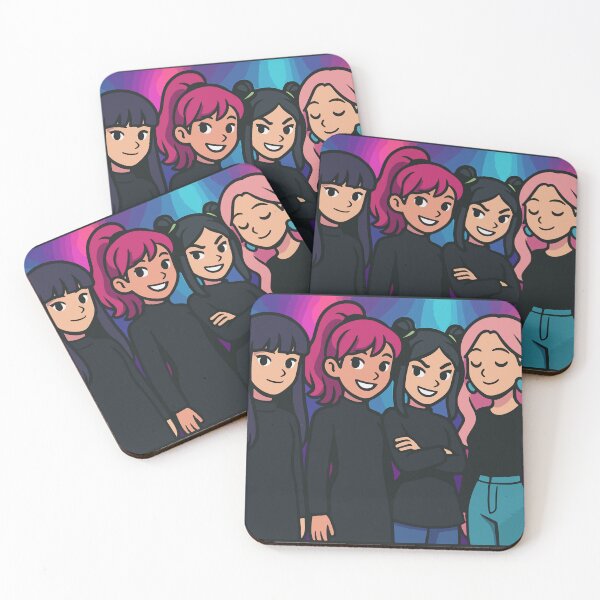 Item preview, Kpop Girl Group – Modest Style Cartoon Sticker designed and sold by Emanova9.