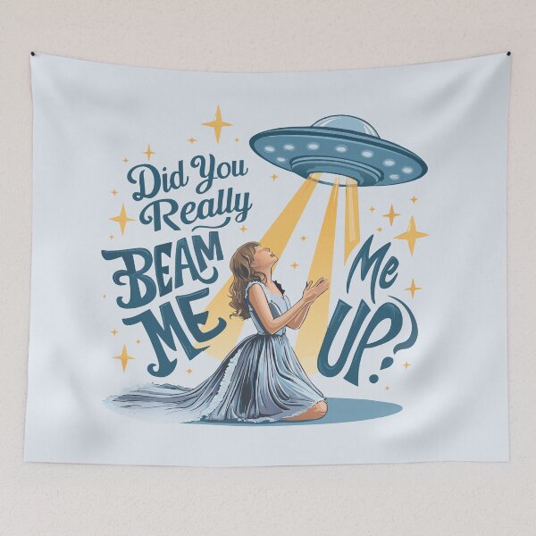 Item preview, Did You Really Beam Me Up? – Down Bad Paris Tour Inspired Cosmic Sadgirl Tee designed and sold by MAGICKEY2024.