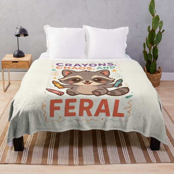 Item preview, Back To School Pre-K Teacher Raccoon Crayons Chaos Feral designed and sold by SunfullyYours.