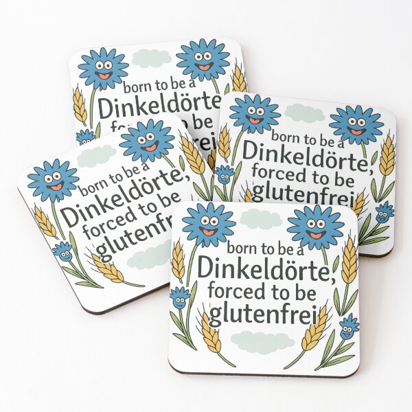 Item preview, born to be Dinkeldörte, forced to be gluten-free designed and sold by Jasardpu.