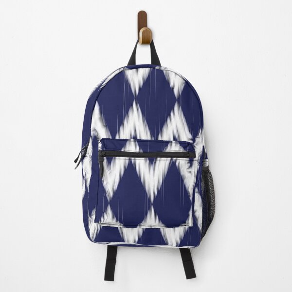 Item preview, Classic Navy Blue White Ikat Pattern. designed and sold by Kopii Art.