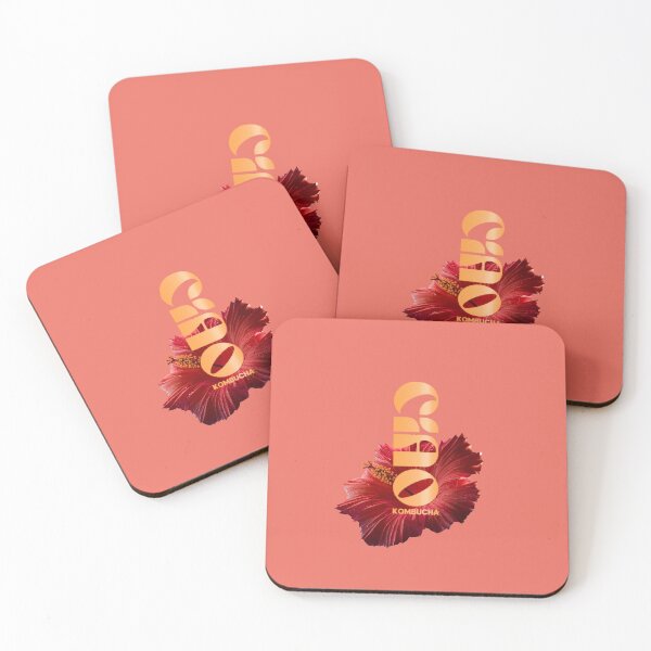 Item preview, CIAO KOMBUCHA ginger hibiscus designed and sold by BaptouOnPaint.