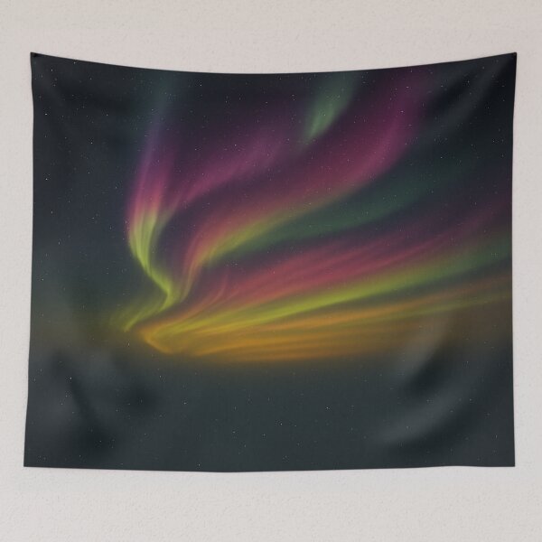 Item preview, Celestial Whispers – Aurora Borealis in Starry Night Sky designed and sold by nigejohn.