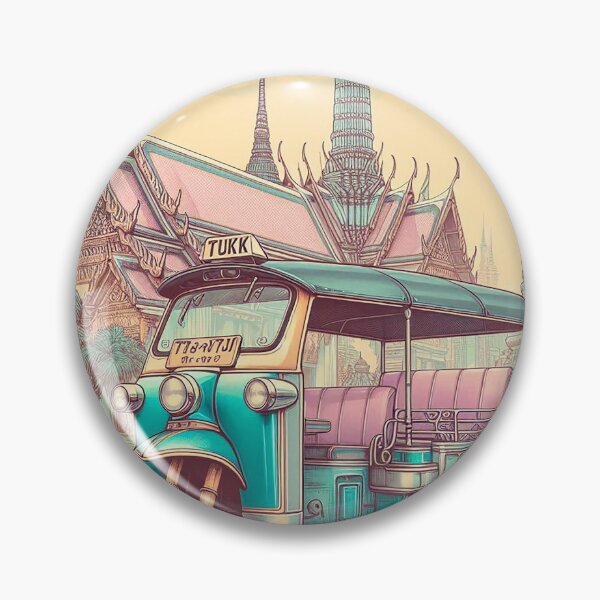 Item preview, Timeless Tuk-Tuk Tales : A Pastel Journey Through Old Bangkok designed and sold by Vanich-Panich.