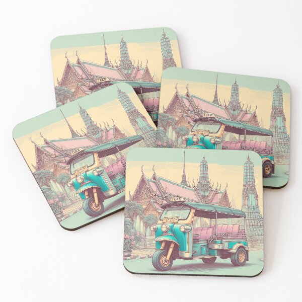Item preview, Timeless Tuk-Tuk Tales : A Pastel Journey Through Old Bangkok designed and sold by Vanich-Panich.