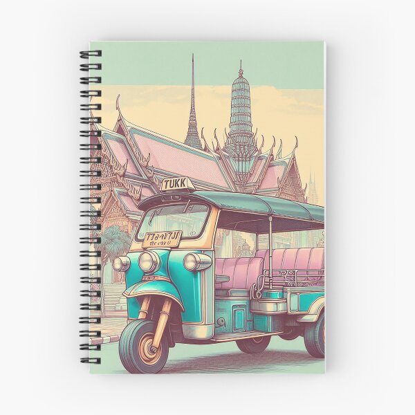Item preview, Timeless Tuk-Tuk Tales : A Pastel Journey Through Old Bangkok designed and sold by Vanich-Panich.