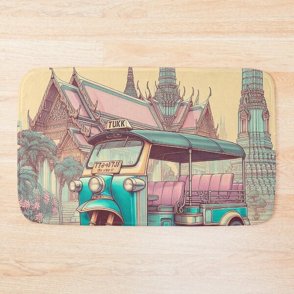 Item preview, Timeless Tuk-Tuk Tales : A Pastel Journey Through Old Bangkok designed and sold by Vanich-Panich.