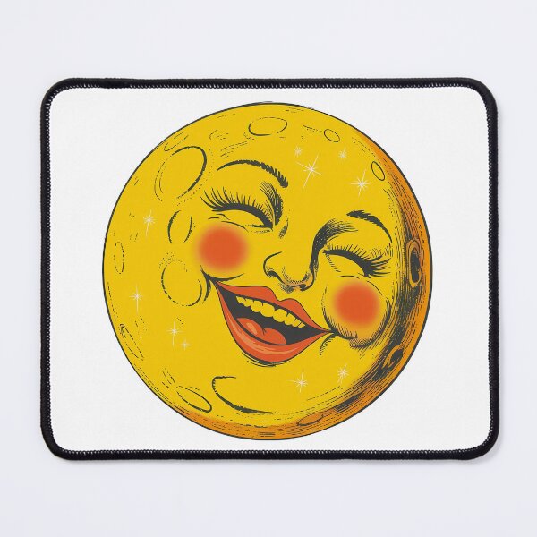Item preview, Vintage Laughing Moon designed and sold by Angry Swan Designs.