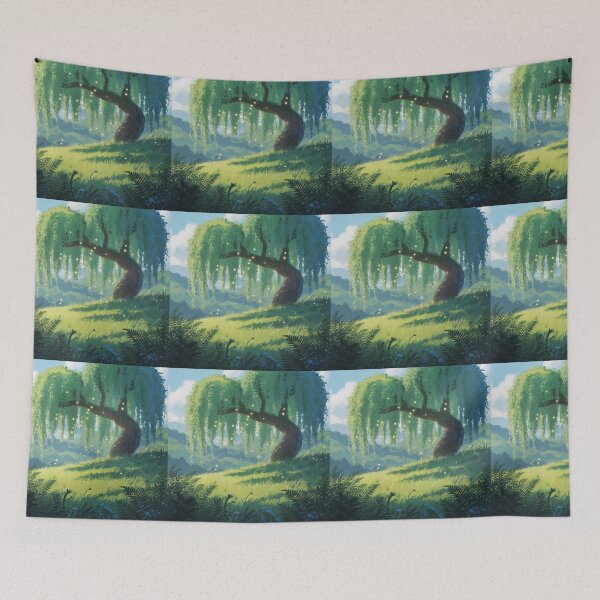Item preview, Ghibli Inspired Nature Tree designed and sold by Kleonchik.