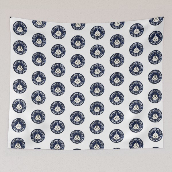 Item preview, Narwhal Nation United We Swim designed and sold by LewpyG.