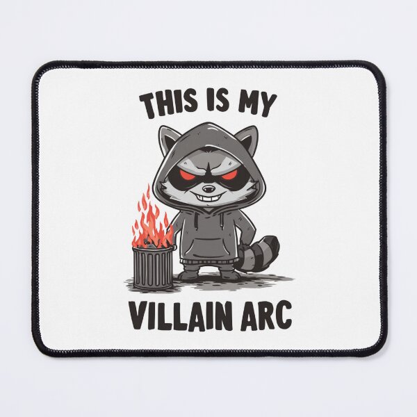Item preview, Funny meme - This Is My Villain Arc - Mischievous Raccoon designed and sold by hamishby.