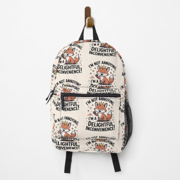Item preview, Delightful Inconvenience – Cute Fox Royal Sass designed and sold by Design Delinquent.