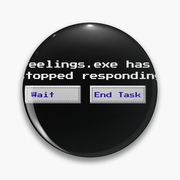 Item preview, Feelings.exe Has Stopped Responding – Glitched Sad Techcore Shirt designed and sold by ZenCrazed.