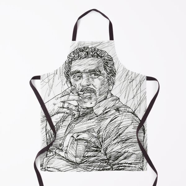 Item preview, GABRIEL GARCIA MARQUEZ ink portrait .3 designed and sold by lautir.