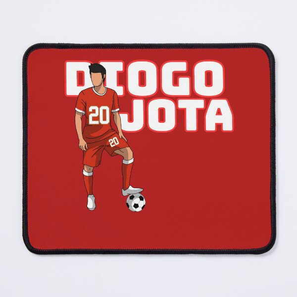 Item preview, Diogo Jota football jersey with number 20 designed and sold by Quiet Spark Studio.