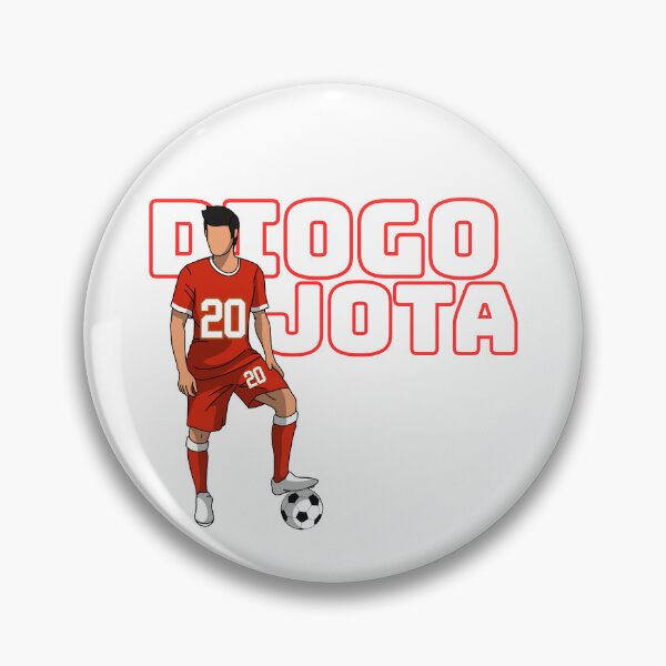 Item preview, Diogo Jota football jersey with number 20 designed and sold by Quiet Spark Studio.
