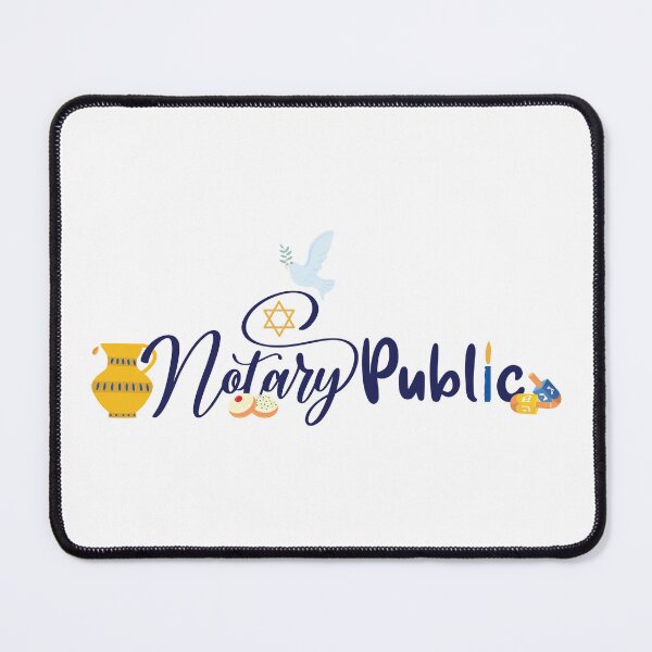 Item preview, Notary Public Hanukkah Design – Festive Jewish Holiday Gift for Notaries designed and sold by NotaryLife.