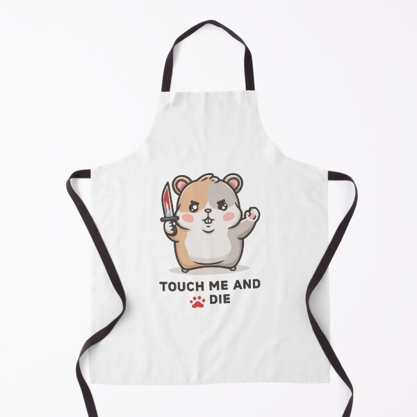 Item preview, Funny meme - Touch Me and Die - Cute but Deadly Hamster designed and sold by hamishby.
