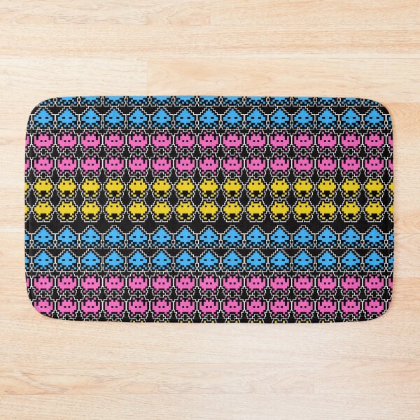 Item preview, Pixel Invaders Retro Arcade Pattern designed and sold by NotARealGrownUp.