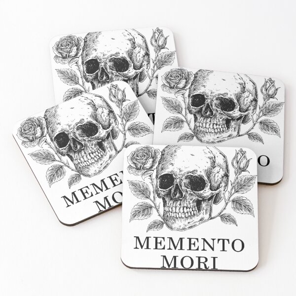 Item preview, Memento Mori – Elegant Gothic Skull Art | Carpe Diem Reminder Design designed and sold by Bariklana15.