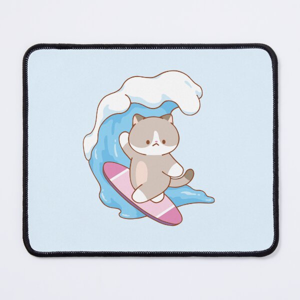 Item preview, Gray surfer cat designed and sold by salposi.