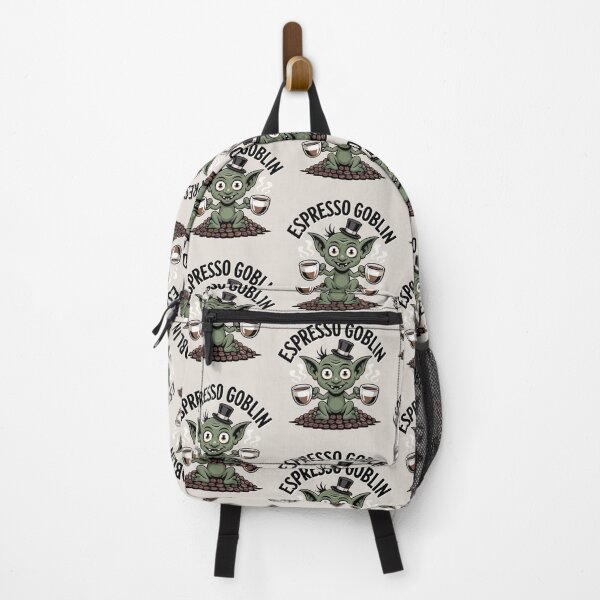 Item preview, Espresso Goblin – Caffeinated Chaos in a Top Hat designed and sold by Design Delinquent.