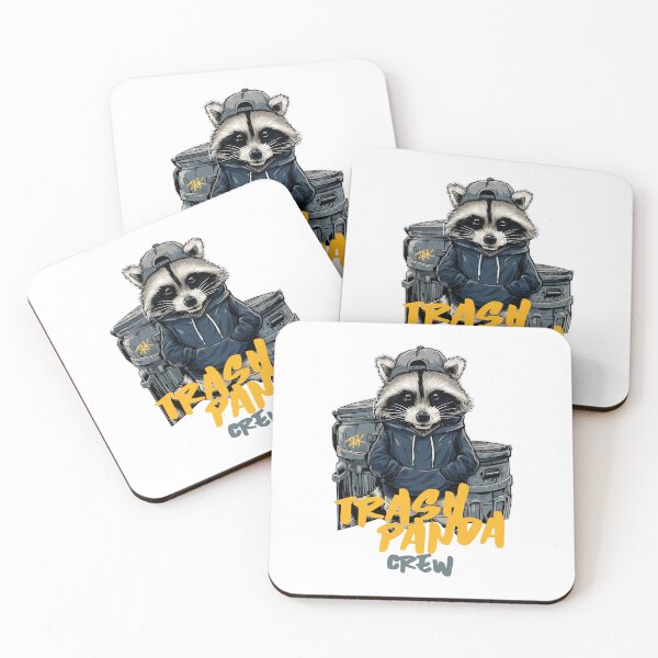 Item preview, Trash Panda Crew - Cool Raccoon with Hoodie designed and sold by hamishby.