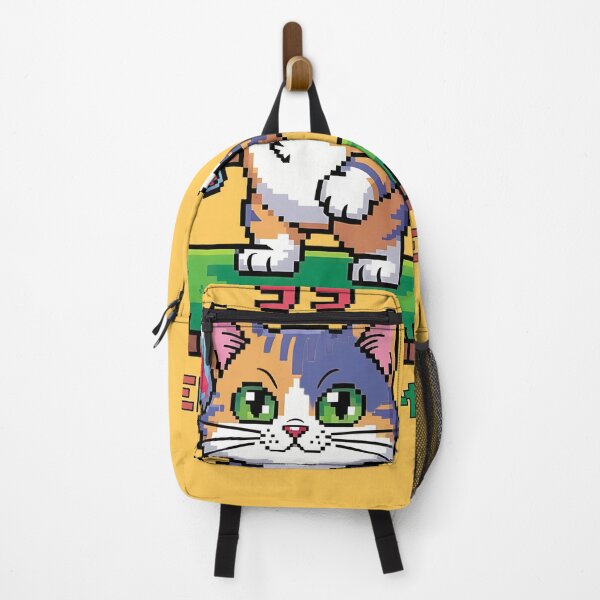 Item preview, Level 99 Maxed Out Meow – Pixel Cat Warrior designed and sold by SamartkitDesign.