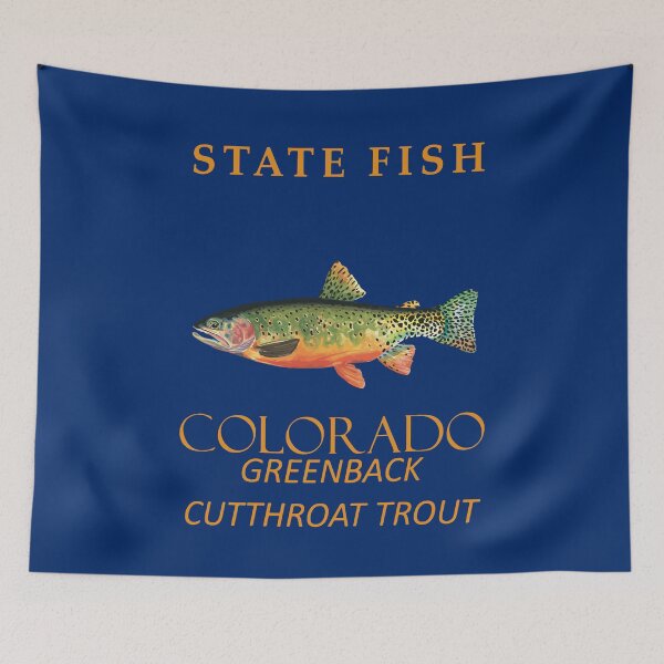 Item preview, Colorado Territory Fish The Greenback Cutthroat Trout designed and sold by taiche.