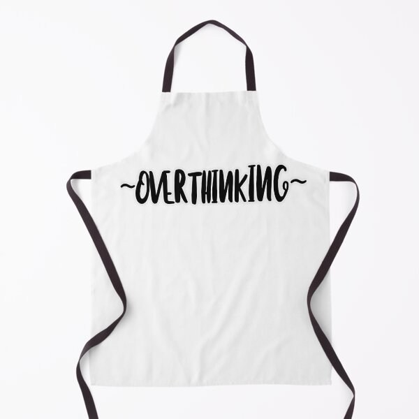 Item preview, Overthinking - Minimalist Bold Text Sticker (Black)   designed and sold by MysticMagpie.