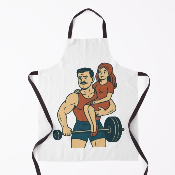 Item preview, Feeling the Weight of Having the Most Pretty Girl – Funny Gym Love Design designed and sold by TrendMesh.
