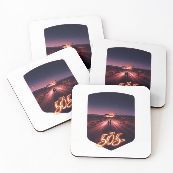 Item preview, I AM 505 – Desert Love Story Emblem Sticker designed and sold by Imaginarium of Chaos falcon88 .