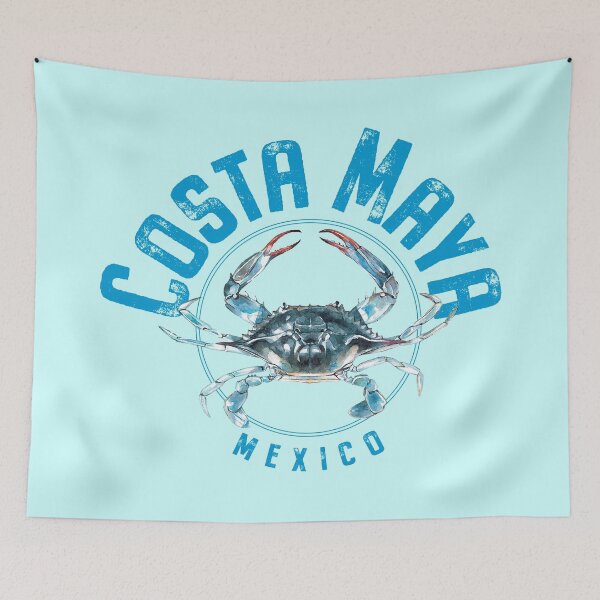 Item preview, Diseño de cangrejo de Costa Maya, México designed and sold by Futurebeachbum.