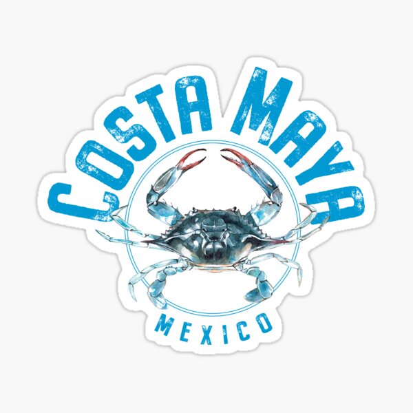 Item preview, Costa Maya Mexico Crab Design designed and sold by Futurebeachbum.