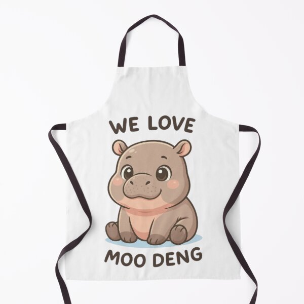 Item preview, Cute Sitting Hippo – We Love Moo Deng designed and sold by The-Onyxx.