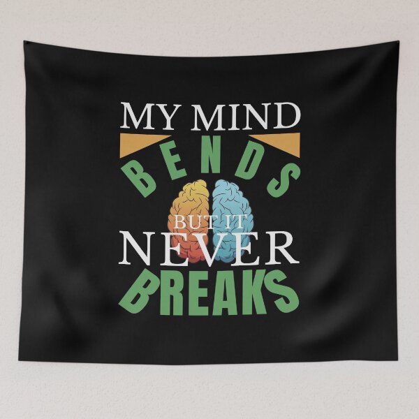 Item preview, Mental Health Awareness - My Mind Bends, But It Never Breaks designed and sold by WGBTee.