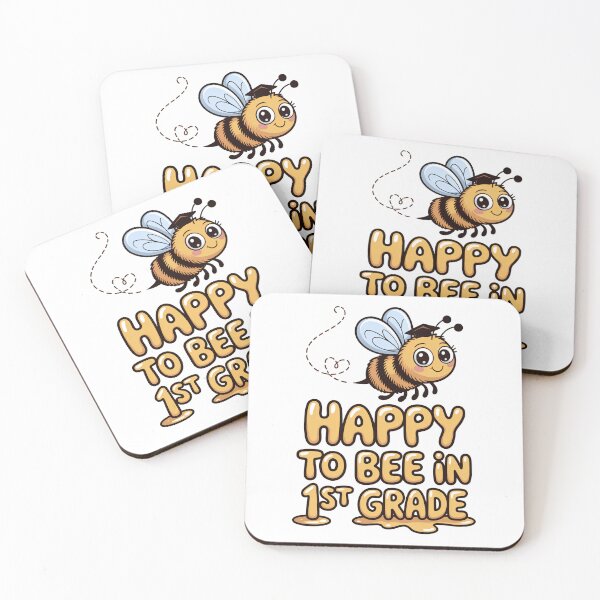 Item preview, Happy To Bee In 1st Grade Funny Pun Back To School Boys Girls designed and sold by G350.