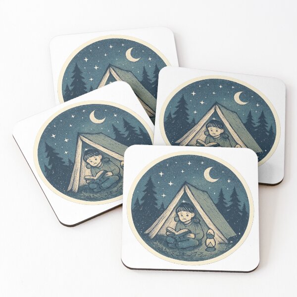 Item preview, Tent Reading Under Stars designed and sold by WanderRustique.