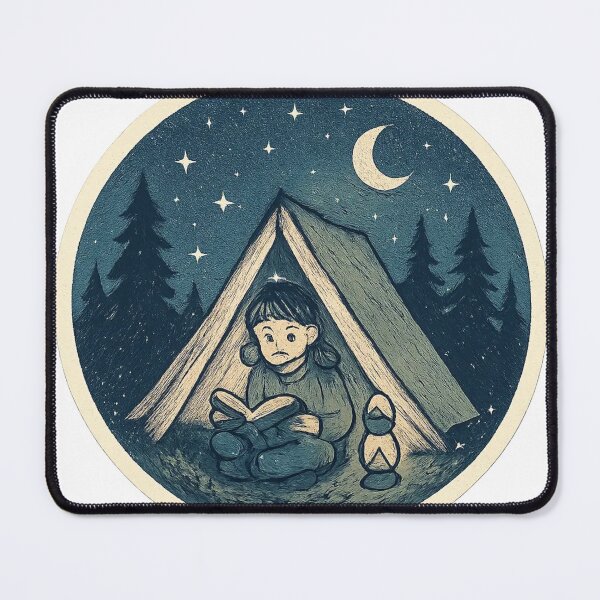 Item preview, Tent Reading Under Stars designed and sold by WanderRustique.